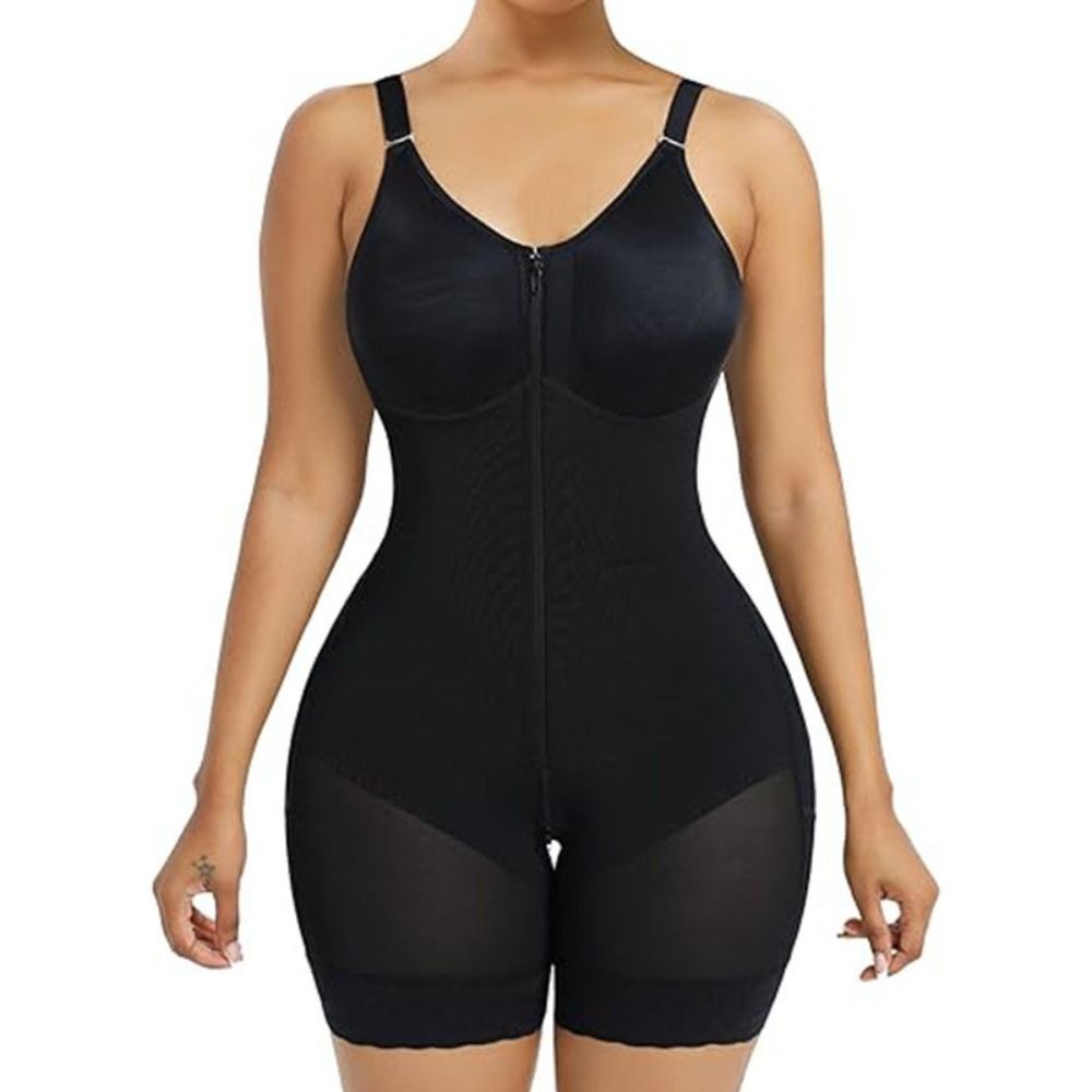Shapewear Bodysuit Firm - 지퍼형 산후 보정 속옷 심리스 힙업