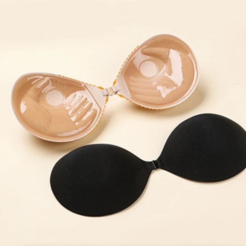 3cm 높이를 주는 실리콘 접착식 브라 - 방수 기능, - Push Up Bra Padded 리뷰 및 가격